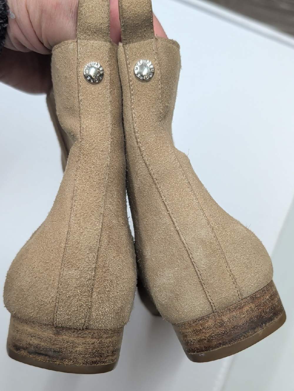 Michael Kors Pierce Suede Chelsea Boots - Tan - Picture 5 of 10
